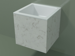 Lavabo sospeso (02R112101, Carrara M01, L 36, P 36, H 36 cm)