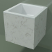 3D modeli Duvara monte lavabo (02R112101, Carrara M01, L 36, P 36, H 36 cm) - önizleme