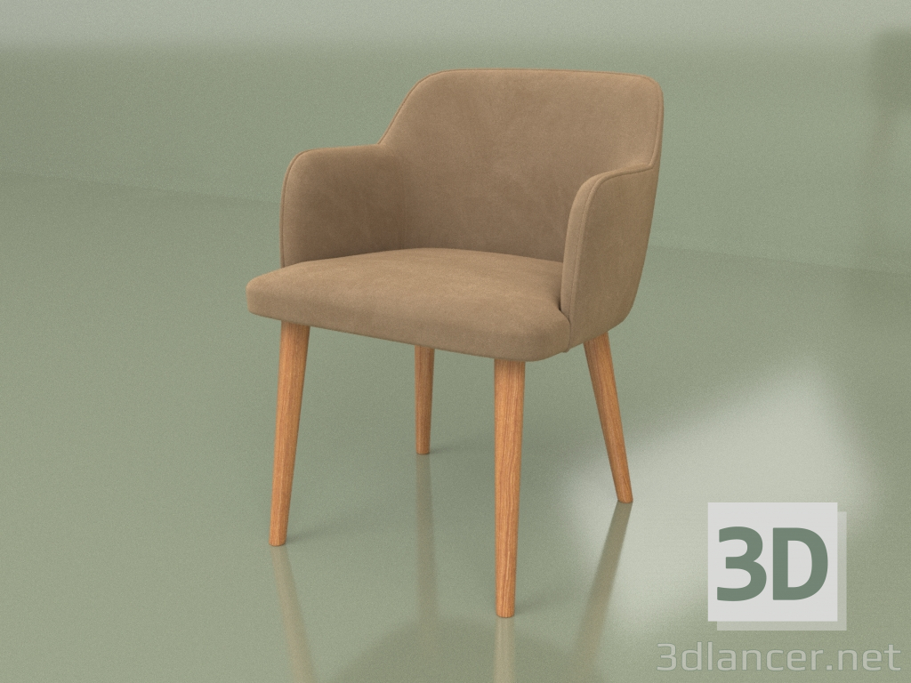 3d model Chair Santino (legs Tin-101) - preview