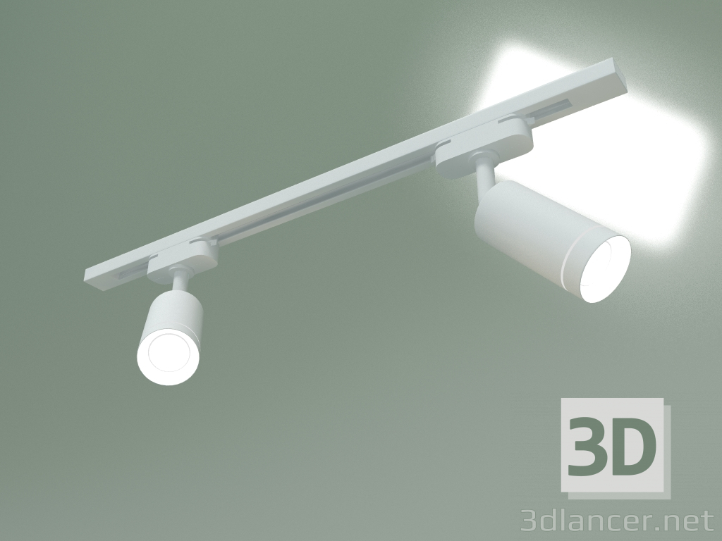 modèle 3D Lampe LED sur rail Glory LTB39 (blanc) - preview