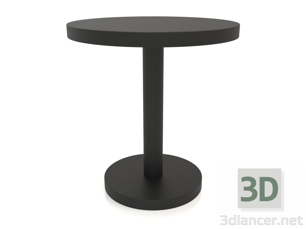 3d model Mesa de comedor DT 012 (D=700x750, madera negra) - vista previa