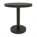 Modelo 3d Mesa de jantar DT 012 (D=700x750, madeira preta) - preview