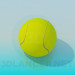 3D Modell Tennisball - Vorschau