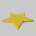 3d model simple star - preview