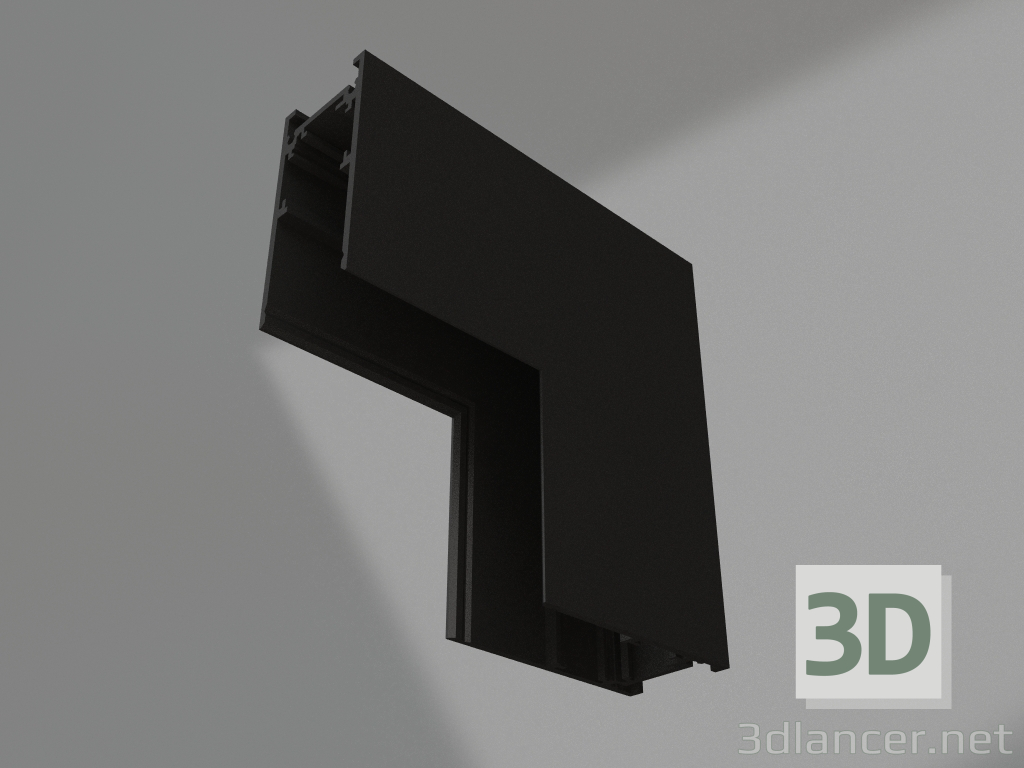 3d model Corner connector MAG-CON-ORIENT-2652-L90-INT (BK, internal) - preview