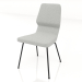 3d model Chair on metal legs D16 mm - preview