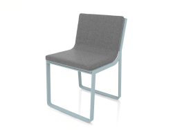 Chaise de salle à manger (bleu gris)