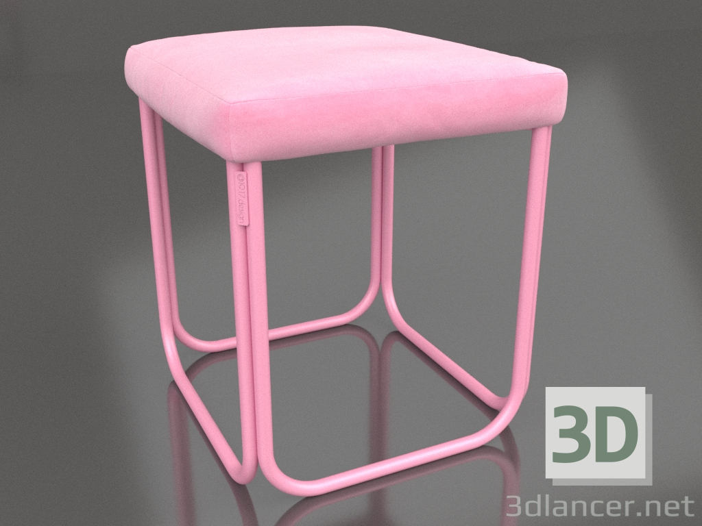 modello 3D Pouf Bubba (RAL 3015) - anteprima