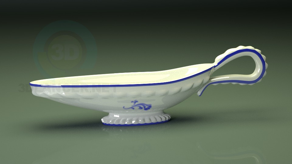 3d model Gravy Boat - preview