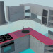 3d model Kitchen - preview