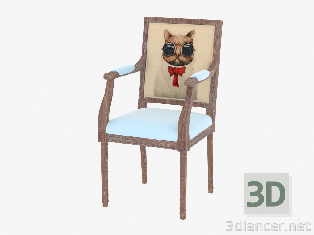 3d model Silla Providence - vista previa