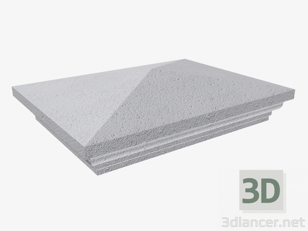 modello 3D Copertura sul pilastro (LK34-51A) - anteprima