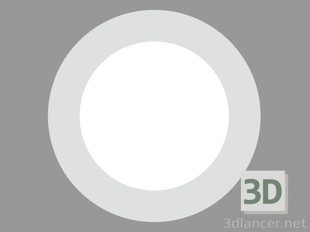 3d model Recessed downlight MEGARING h. 200mm (S4904W) - preview