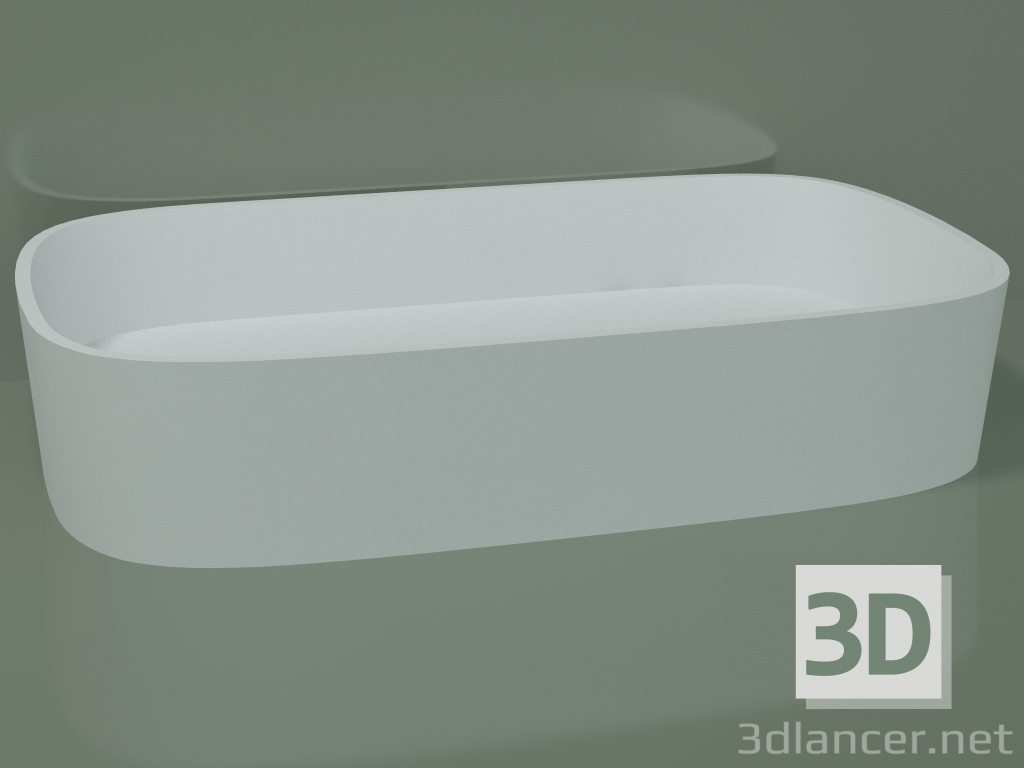 3d model Lavabo sobre encimera (L 80, P 48, H 16 cm) - vista previa