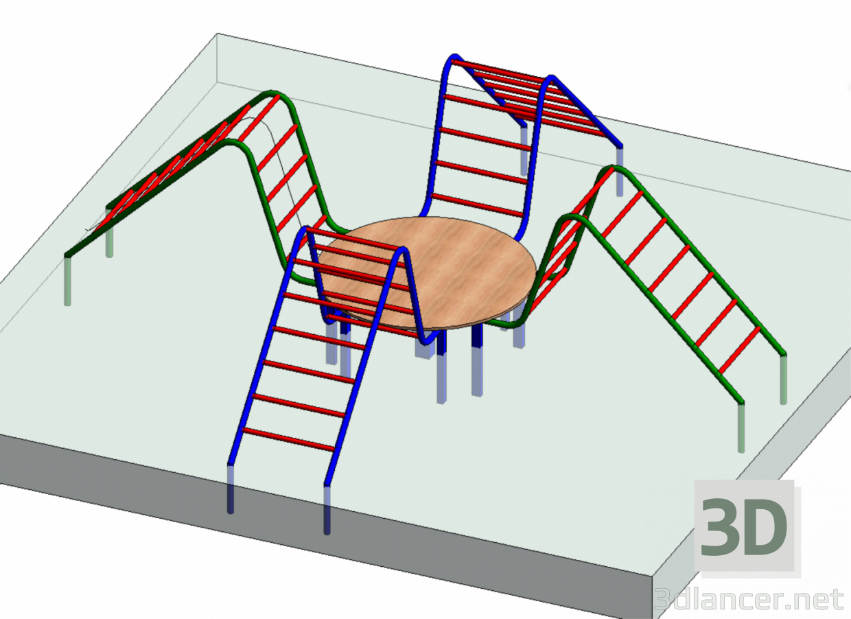 3D modeli Örümcek - önizleme