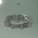 3d model Hanging chandelier Galicia 353-8 Smart (chrome) - preview