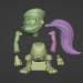 3d Chess Pack Dixie Kong DKC3 Rareware era model buy - render