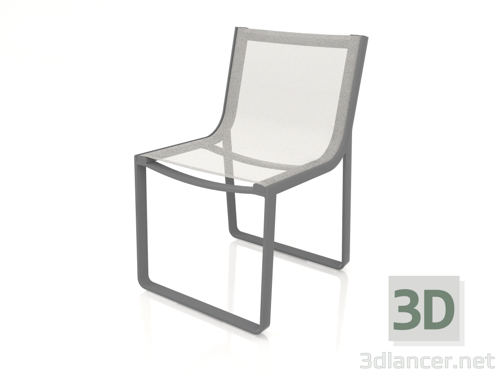 modèle 3D Chaise de salle à manger (Anthracite) - preview