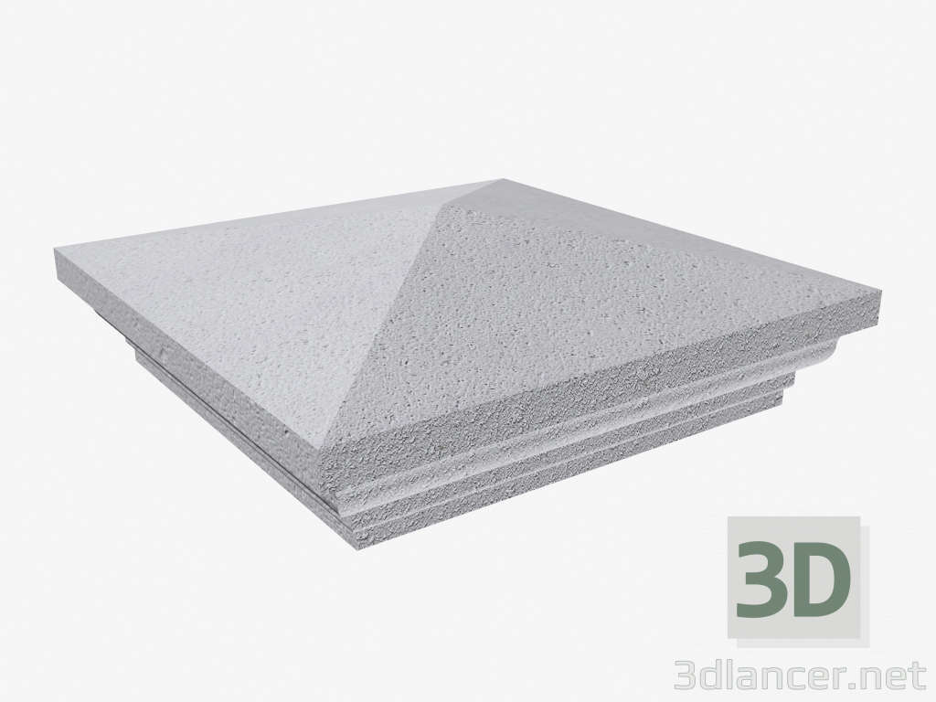 modello 3D Copertura sul pilastro (LK36A) - anteprima