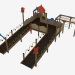 3d model Children's play complex (U0003) - preview