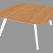 3D Modell Couchtisch (Eiche 60x60x30) - Vorschau