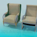 3d model Silla y sillón completo - vista previa