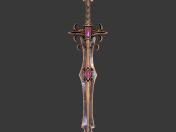 Fantasy sword 22 3d model