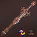 3d Fantasy sword 22 3d model модель купити - зображення