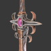 3d Fantasy sword 22 3d model модель купити - зображення