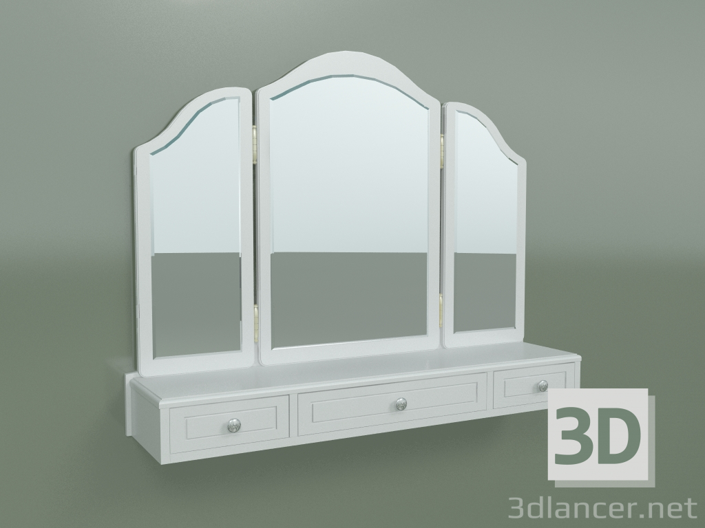 3d model Espejo con cajones PM 430 - vista previa