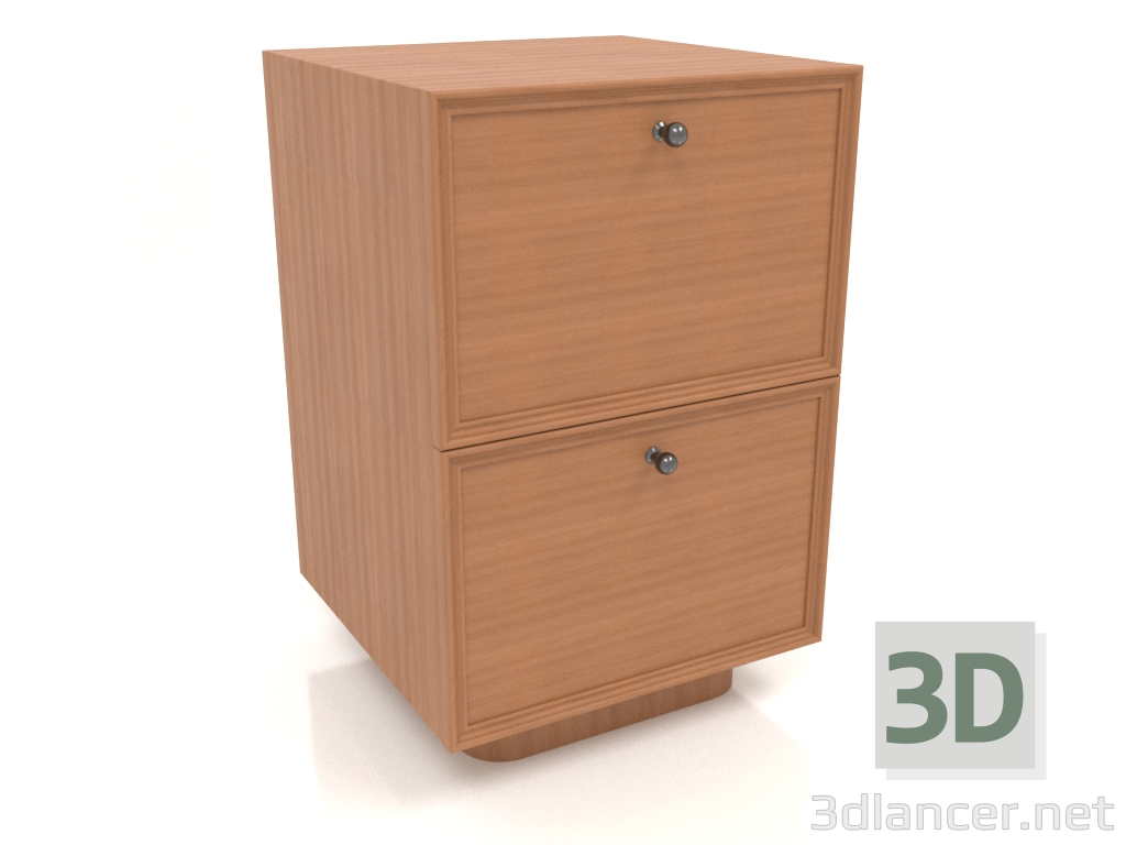 3D modeli Kabin TM 15 (405x400x621, ahşap kırmızısı) - önizleme