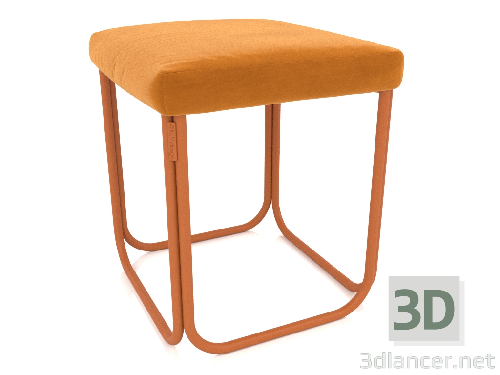 3d model Puf Bubba (RAL 8023) - vista previa