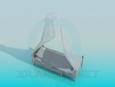 3d model Bed - preview