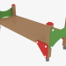 3D Modell Sitzbank (4012) - Vorschau