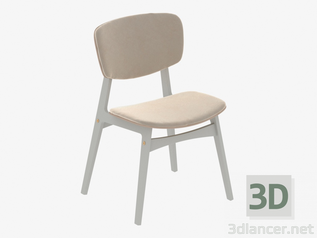 3d model Upholstered chair SID (IDA009061001) - preview