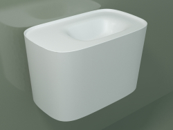 Lavabo sospeso (dx, L 80, P 48, H 50 cm)