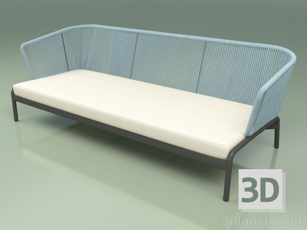 3D Modell Sofa 003 (Kordel 7mm Himmel) - Vorschau