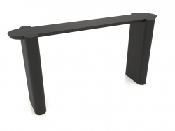 Console KT 07 (1400x300x700, bois noir)