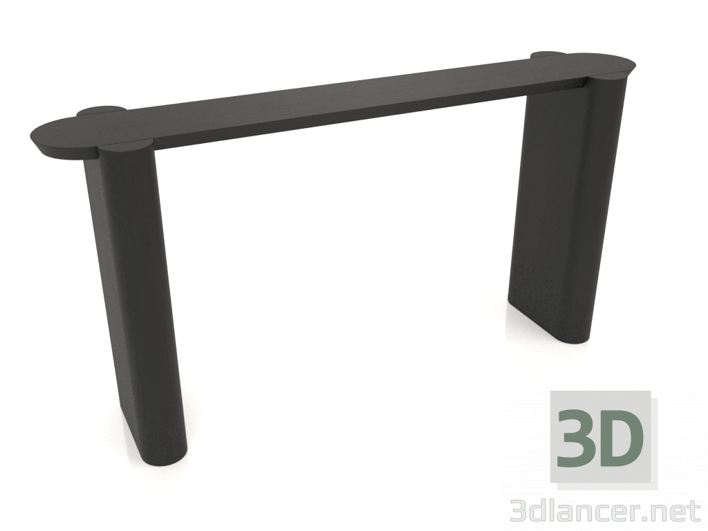 3d model Console KT 07 (1400x300x700, wood black) - preview