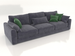 Gerades 3-Sitzer-Sofa SHERLOCK (Polsteroption 3)