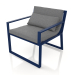 3d model Club chair (Night blue) - preview