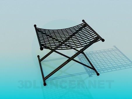 3d model Taburete plegable - vista previa