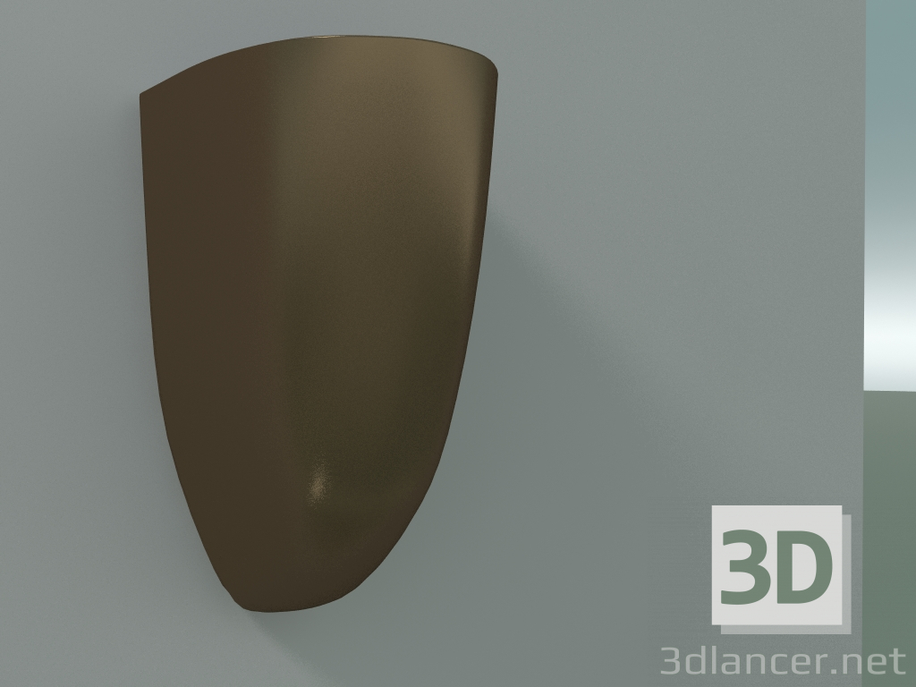 3d model Pote de pared Kikibio (Bronce) - vista previa