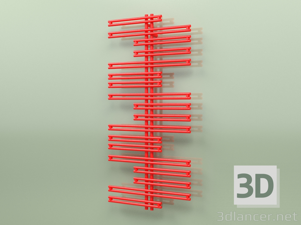 3d model Heated towel rail - Kea (1500 x 750, RAL - 3026) - preview