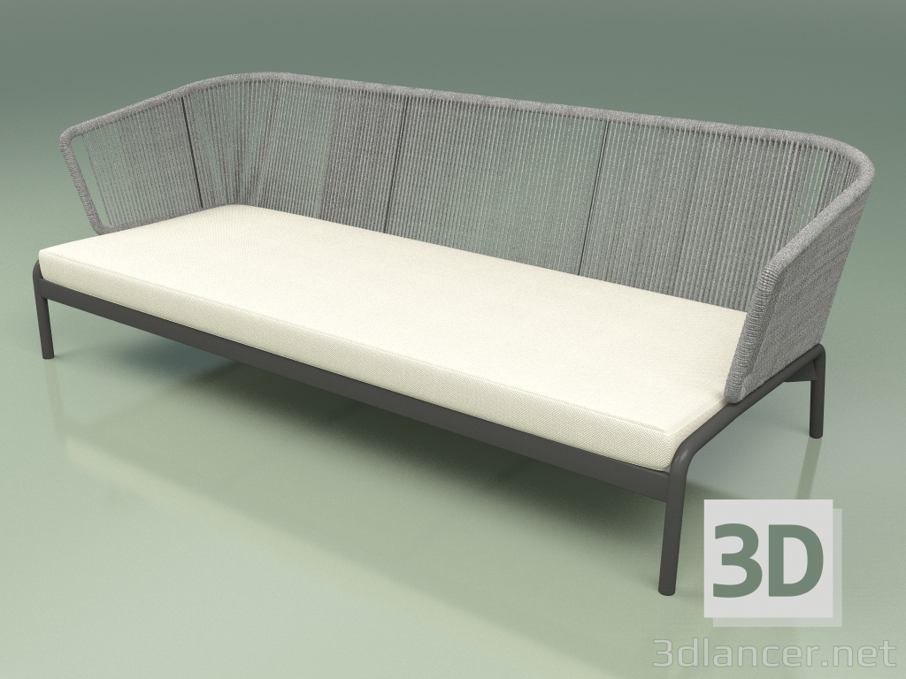 3D Modell Sofa 003 (Kordel 7mm Stein) - Vorschau