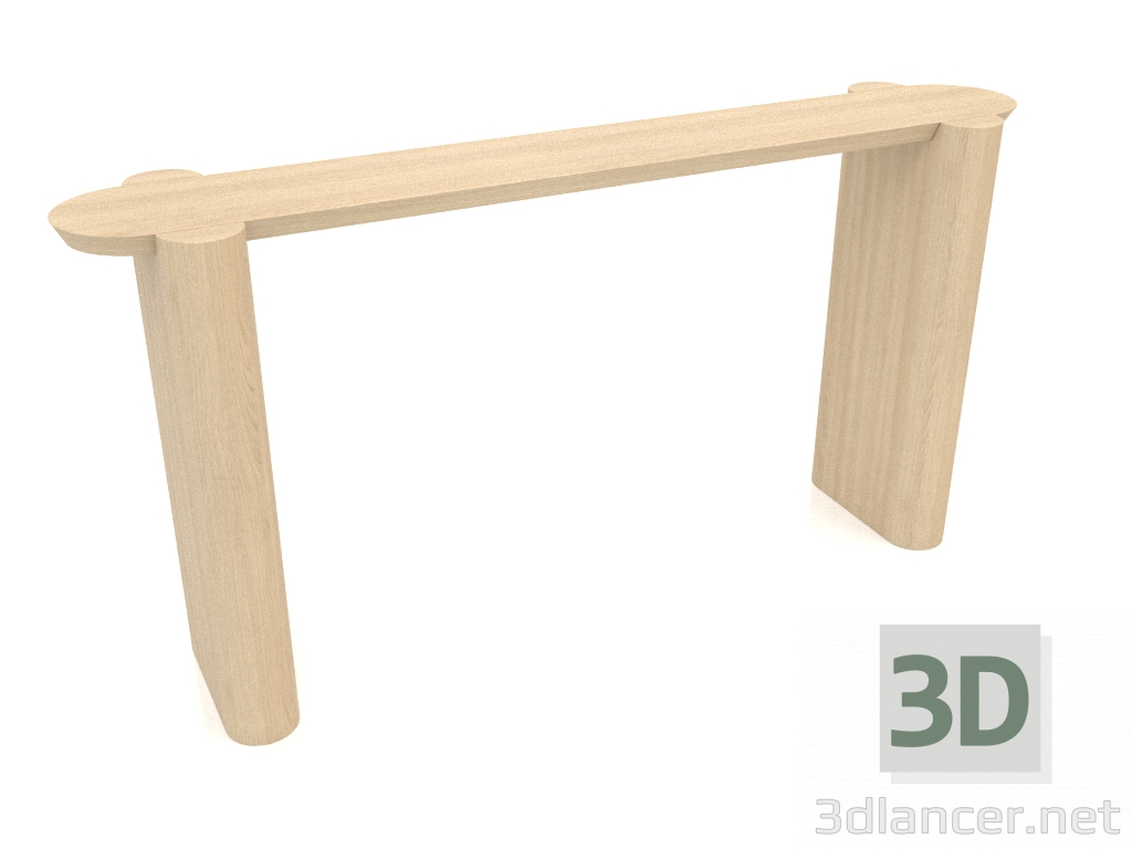 3d model Console KT 07 (1400x300x700, wood white) - preview