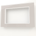 3d model Frame for double rosette Favorit (smoky, glass) - preview