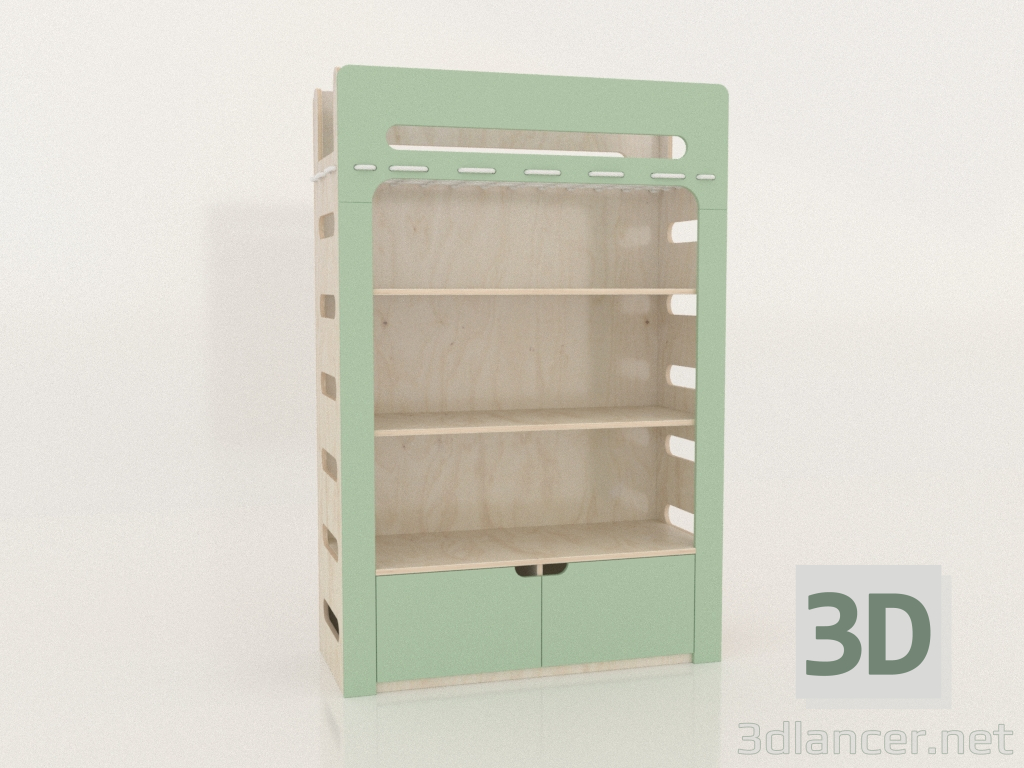 modello 3D Libreria MOVE D (KMMDAA) - anteprima