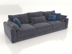 Gerades 3-Sitzer-Sofa SHERLOCK (Polsteroption 4)