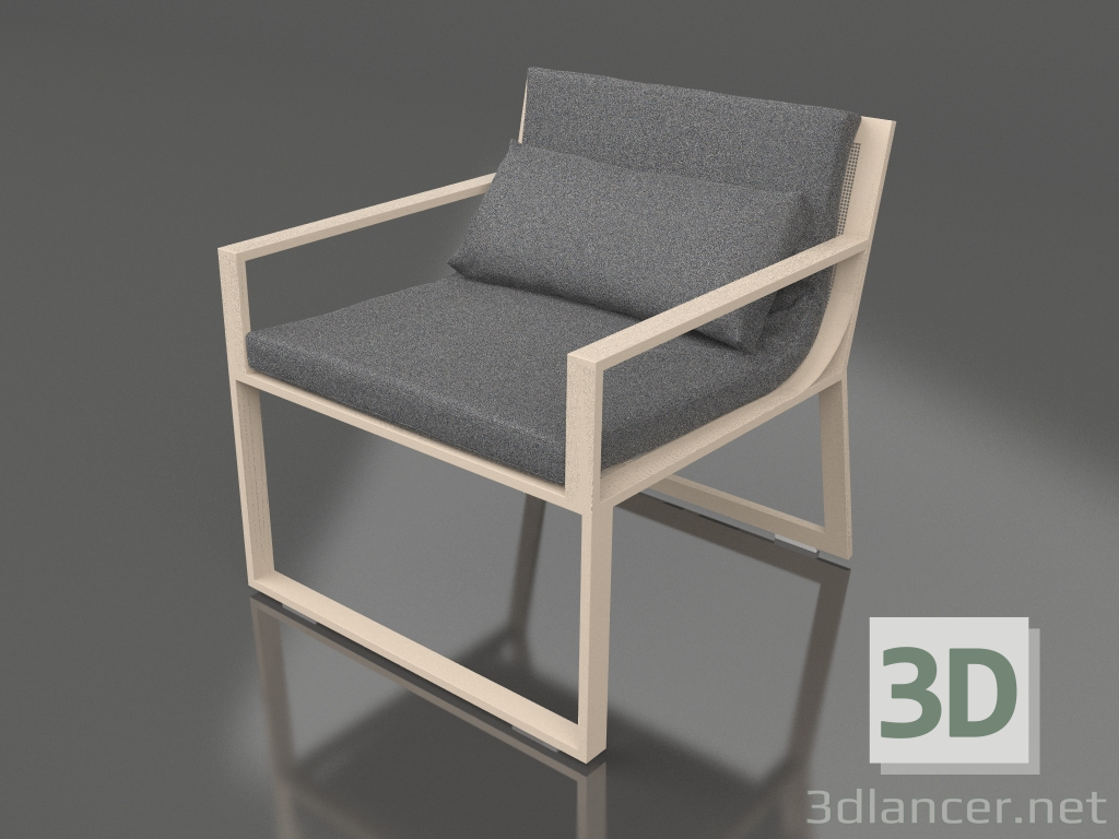 3d model Club chair (Sand) - preview